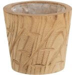 Cache - pot en bois naturel 15 cm