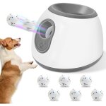 Lanceur automatique de balles pour chien avec 6 balles pour chien, lanceur de balles  3 vitesses pour ...