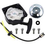 Lanceur et cloche dentrainement tuyau pour debroussailleuse pompe tariere 2temps 30cc a 50cc entraxe ...