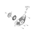 Lanceur complet trononneuse husqvarna 565, 572xp - 575527604