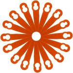 Langray - 100 pices accessoires de lames en plastique de remplacement pour stihl polycut 2 - 2 fsa 45 ...