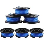 Bobine de fil de rechange 6 pices pour coupe - herbe ryobi avec capuchon de coupe bobine de rechange ...
