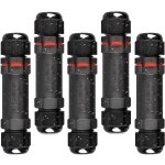 Langray - boîte de derivation Étanche, 5 pcs connecteur Électrique Éxterieur ip68, domino etanche boîtier ... Langray - boîte de derivation Étanche, 5 pcs connecteur Électrique Éxterieur ip68, domino etanche boîtier ...