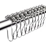 Langray - crochets anneaux de rideau de douche en acier inoxydable chromé - 12pcs rapanda Langray - crochets anneaux de rideau de douche en acier inoxydable chromé - 12pcs rapanda