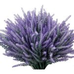 Langray - fleurs artificielles lavande coloré floqué bouquet diy décoratif en pot jardin conception simulation ... Langray - fleurs artificielles lavande coloré floqué bouquet diy décoratif en pot jardin conception simulation ...