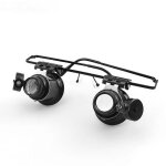 Langray - loupes loupe de t�te led, bandeau mains libres led lunettes 20x loupe horloger loupe r�paration ...