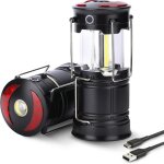Lanterne de camping portable , lumires pour tentes, lampe de camping compacte avec torche, stroboscope, ...