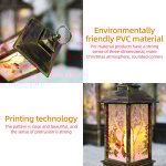 Lanterne de nol extrieure  piles, petite lampe  vent claire, cerf / bonhomme de neige, ange, pre ...