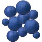 Lanterne papier lampion papier boule pour d�coration mariage maison (6 / 8 / 10 / 12 inch bleu)