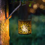 Lanterne solaire 3d r�tro pour ext�rieur, cour ou jardin, lampe d�corative suspendue