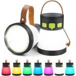 Lanterne solaire camping rechargeable, lampe camping led, lampe torche pour eclairage ext�ieur