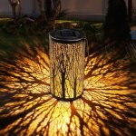 Lanterne solaire exterieur lanterne solaire jardin �tanche lampe suspendue lanterne sans fil rechargeable ...