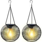 Lanterne solaire exterieur jardin, lampe solaire exterieur 2 lumire solaire exterieur jardin suspendues ...