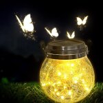 Lanterne solaire, lumi�res d�coratives solaires suspendues pour l'ext�rieur, lampe de pot � �nergie solaire ...