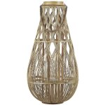 Lanterne au style africain 77 cm de hauteurfabriqu� en bambou naturel pour ext�rieur et int�rieur boho ...