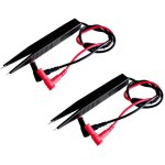 Lot de 2 sondes multimtres, condensateur, inductance, lcr, pince de test, pince de test cms, pince de ...