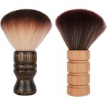 Large neck duster brush, soft barber facial cleansing brush, nylon bristles, wooden handle, cutting kits, ...