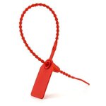 Largeight - 100 pcs scellés de sécurité en plastique pour bagages et rxtincteur (rouge) Largeight - 100 pcs scellés de sécurité en plastique pour bagages et rxtincteur (rouge)