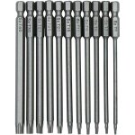 Largeight - 11 pièces 100mm s2 1 / 4pouce torx tournevis bits à tige hexagonale de précision foret tournevis ... Largeight - 11 pièces 100mm s2 1 / 4pouce torx tournevis bits à tige hexagonale de précision foret tournevis ...
