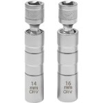 Largeight - 2 pices cle a bougie, douille bougie, outil de dmontage de bougies, cl de dmontage de ...