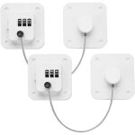 Largeight - 2pièces serrures à combinaison pour réfrigérateur congélateur serrure pour adaptée aux armoires ... Largeight - 2pièces serrures à combinaison pour réfrigérateur congélateur serrure pour adaptée aux armoires ...
