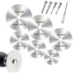 Largeight - 6 pices disques de coupe pour outil rotatif, hss lames de perceuse  disque, mini lames ...