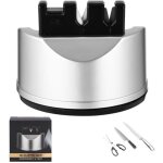 Largeight - aiguiseur couteaux 3 - tapes manuel, affuteur de couteaux avec ventouse, acier tungstne ...