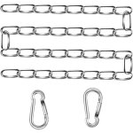 Largeight - chaine acier, chaîne 1 mètre, chaîne en acier inoxydable 304 pour clôture, promenade et chaîne ... Largeight - chaine acier, chaîne 1 mètre, chaîne en acier inoxydable 304 pour clôture, promenade et chaîne ...