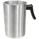 Largeight - cougie  fusion, 4 livres en mtal de cire de cire avec poigne rsistante  la chaleur, ...