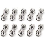 Largeight - m5 pince de cble d'agrafe de cble mtallique 304 en acier inoxydable 10 pices