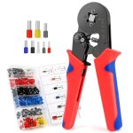 Largeight - pince à sertir, pince a sertir cosse electrique, 1300 cosses electriques a sertir 0. 25 - ... Largeight - pince à sertir, pince a sertir cosse electrique, 1300 cosses electriques a sertir 0. 25 - ...