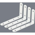 Largeight - support d'étagère d'angle support d'angle support d'étagère tenture murale 125 mm 75 mm, ... Largeight - support d'étagère d'angle support d'angle support d'étagère tenture murale 125 mm 75 mm, ...