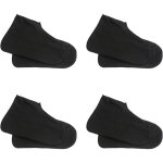 Largeight - jamais utilis]waterproof shoe covers, 4 pairs (2 small + 2 large sizes) black waterproof ...