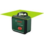 Laser lignes bosch - pll 360 - 1 g - avec un manuel d'utilisation, housse de protection, batterie li ...