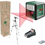 Laser lignes crois�es bosch quigo plus avec tr�pied (alignement facile � distances �gales et variables ...