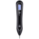 Laser plasma stylet - noir - bleu - lumi�re de soins de la peau - visage - peau - taches - les taches ...