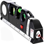 Laser polyvalent 4 en 1 laser puissant portable avec niveau d'esprit ruban � mesurer, souverain de bande ...