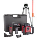 Laser rotatif levelfix 650hvs multifonction rouge - set 1 avec tr�pied 1, 8 m + mire de mesure - netim ...