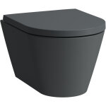 Laufen - kartell wc mural compact, rinage profond, sans rebord,