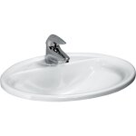 Laufen - pro b lavabo encastr�, 1 trou pour robinet, avec