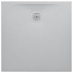Laufen - pro receveur de douche en gel coat marbond extra - plat carr�, �vacuation sur le c�t� 80x80, ...