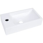 Inlife - lavabo 400x220x90 mm smc blanc