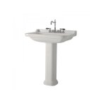 Cristina ondyna - lavabo c�ramique per�age 1 trou 600mm blanc waldorf wd6045