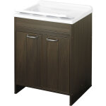 Lavabo en pvc en kit 60x50 pour intrieur / extrieur weng