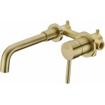 Lavabo de salle de bain mitigeurs en laiton mitigeur de baignoire mitigeur bec pivotant robinet mural, ...