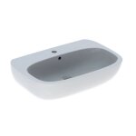 Geberit - lavabo suspendu 65 cm blanc brillant fantasia - senza colonna