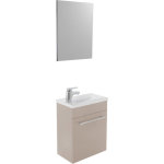 Onde - meuble lave - mains taupe  suspendre 40cm - nino