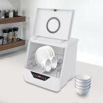 Lave - vaisselle portable � poser, 4 programmes de lavage mini lave - vaisselle avec r�servoir d'eau ...