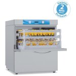 Lave verre professionnel combiné avec pompe de vidange - panier 500 x 500 mm - elettrobar Lave verre professionnel combiné avec pompe de vidange - panier 500 x 500 mm - elettrobar