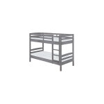 M&s - lits superposés 90x200 cm en pin massif gris M&s - lits superposés 90x200 cm en pin massif gris